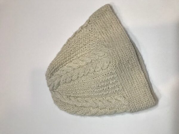 Cable Knit Alpaca Hat Natural
