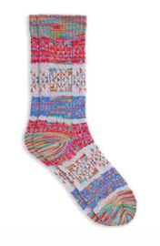 Alpaca Santa Fe Sock - Candy