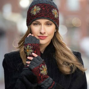 Smokey Mountain Fingerless Gloves